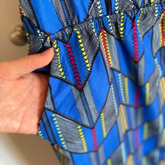 E&M geometric jumpsuit with pockets M - Picture 2 of 4